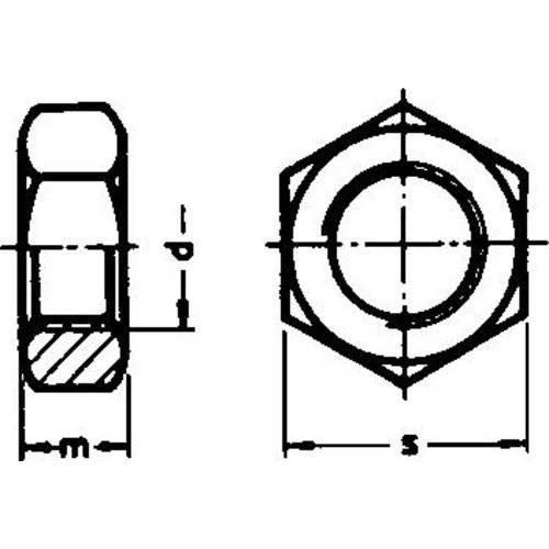 DIN 934 8 galZn M16 HP VPE 100 (WW)