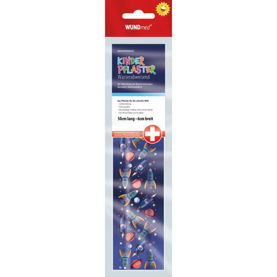 WUNDmed® Kinderpflaster, zuschneidbar, lustige Motive, luftdurchlässig, 6cmx50cm