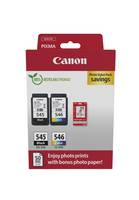 Canon PG-545 / CL-546 Value Pack - 2er-Pack - 8 ml - Schwarz, Farbe (Cyan, Magenta, Gelb)