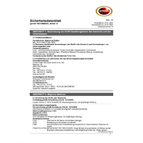 Aluminum Politur Dose 750 ml