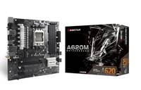 Biostar A620MP-E PRO, AMD, Buchse AM5, AMD Ryzen 5 7th gen, AMD Ryzen 7 7th Gen, AMD Ryzen 9 7th Gen, DDR5-SDRAM, 128 GB