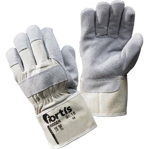 Handsch.Rigger, Rindspalt leder, Gr.10, FORTIS