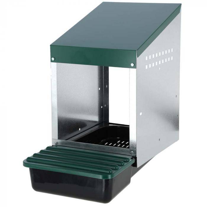 Legenest - Kunststoffboden - 1 Abteil - Länge 26 cm - dunkelgrün