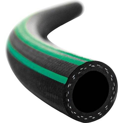 Vielzweckpremiumschlauch Supreme, 19x4,5mm schwarz 3 grüne Streifen 20bar, 50m S