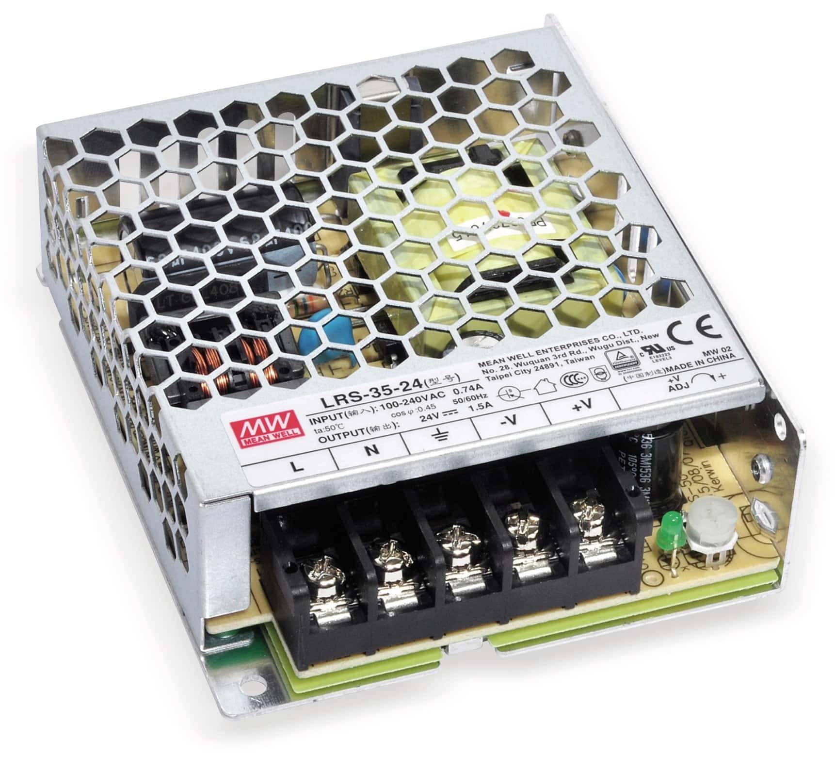 MEAN WELL Schaltnetzteil LRS-35-48, 48 V/0,8 A