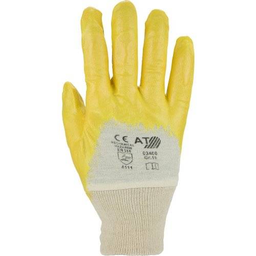 Handschuh, Nitril, Gr.8, gelb