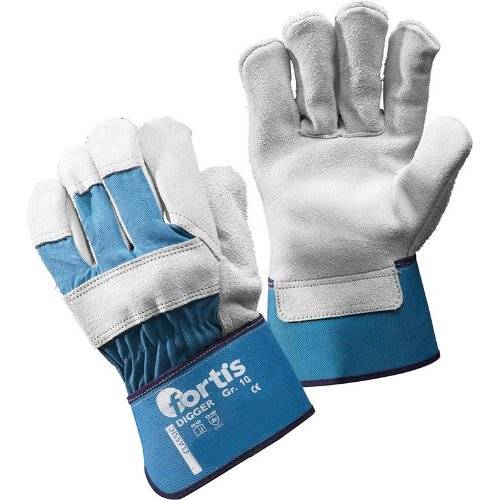 Handsch.Digger, Rindspalt leder, Gr.8, FORTIS