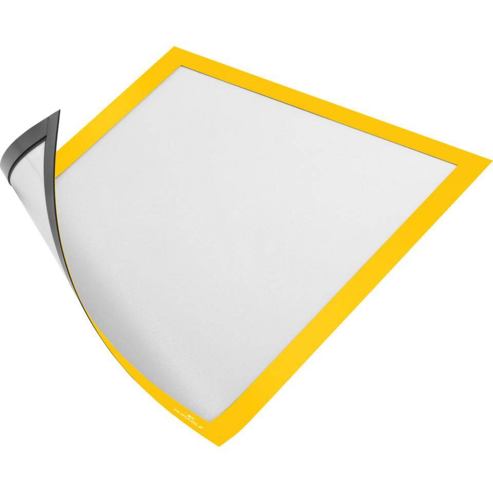 DURABLE Magnetrahmen DURAFRAME MAGNETIC, gelb, magnetisch, DIN A4, 5/VE