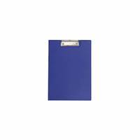 Schreibmappe MAULpoly A4hoch blau PP-Folienüberzug Klemmweite 8mm