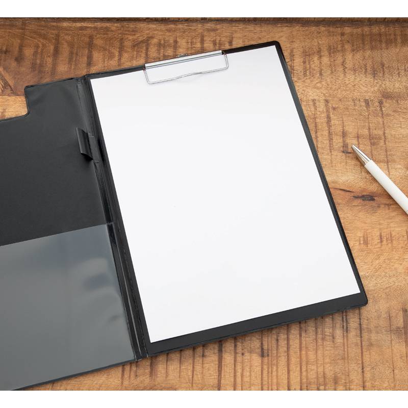 MAUL Klemmbrett-Mappe MAULpoly, PP-Folienüberzug, schwarz