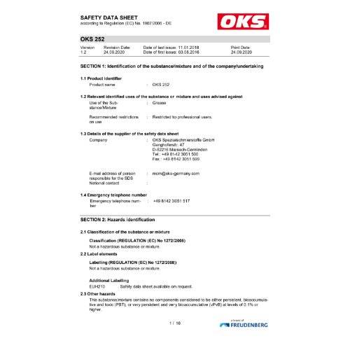 OKS 252 250 g Pinseldose Hochtemperaturpaste