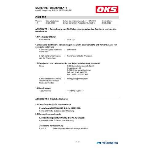 OKS 252 250 g Pinseldose Hochtemperaturpaste