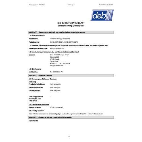 Solopol® EXTRA Handreinigungspaste 250 ml Tube Lösemittelfrei