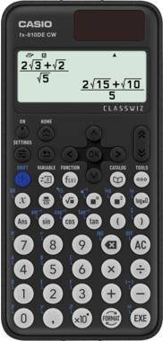 Casio Taschenrechner, technisch-wissenschaftlich, DOT-Display, Natürliches Display, 274 Funktionen (FX-810DE CW)