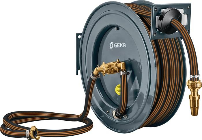 Schlauchaufroller PA20GSK Anschl.-Gew.33,25mm G 1 AG Zoll pulv.STA GEKA