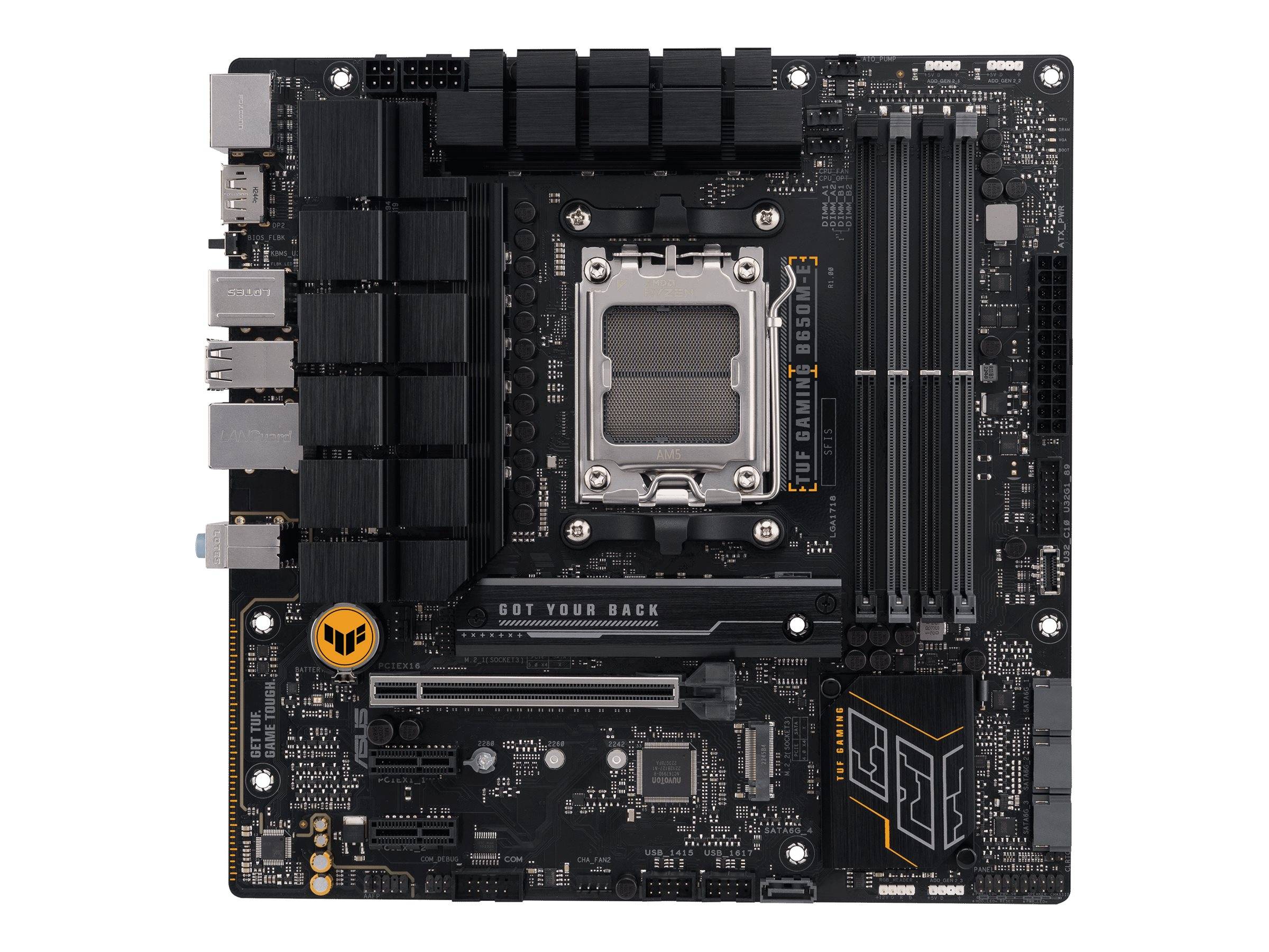 ASUS TUF GAMING B650M-E - Motherboard - micro ATX - Socket AM5 - AMD B650 Chipsatz - USB 3.1 Gen 2, USB 3.2 Gen 2, USB-C