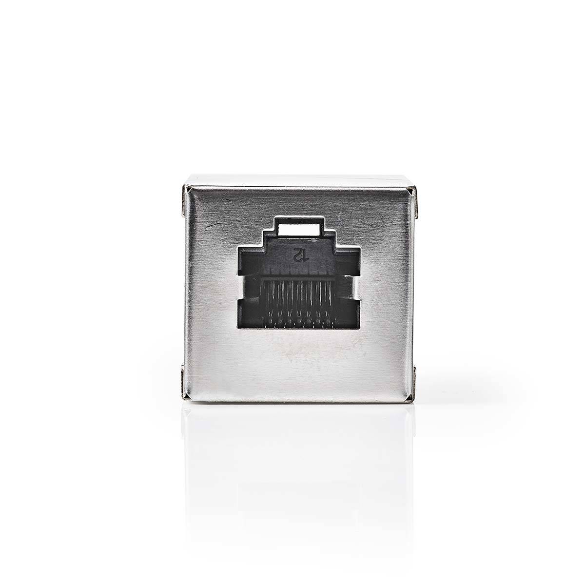 Nedis Netzwerkkoppler| CAT6| Geschirmt| RJ45 Buchse|| Gerade| Metall|