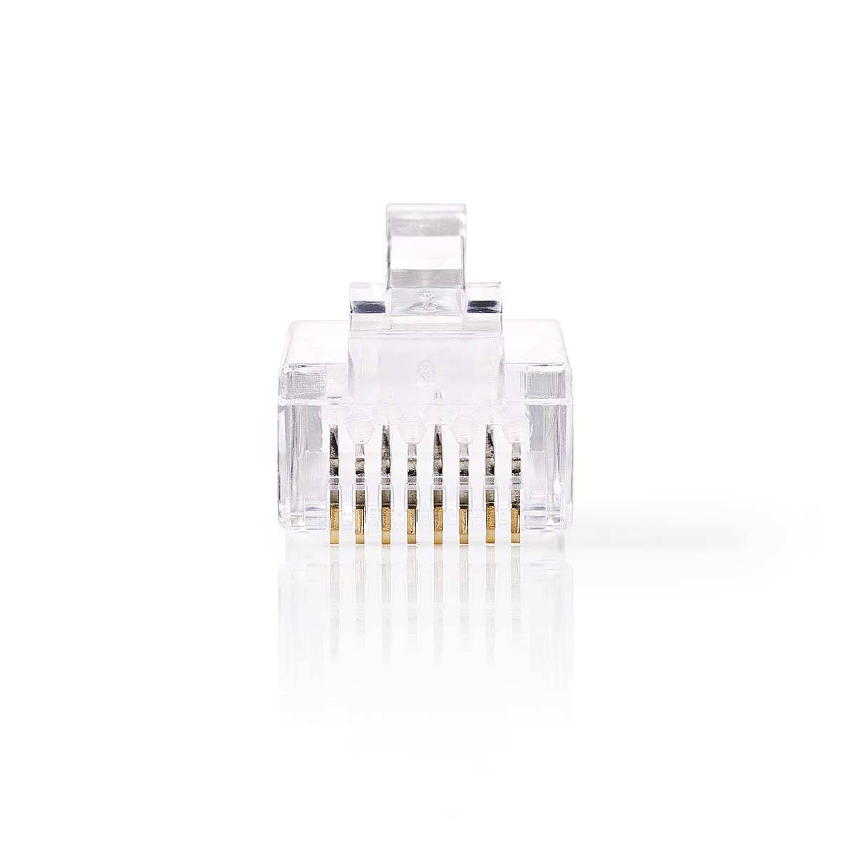 Nedis RJ45-Stecker| Stecker| Stranded UTP CAT6| Gerade| Vergoldet| 1 Stück| PVC|