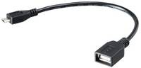 Akasa OTG cable Micro USB A -*MUSBA*USBAF - Kabel - Digital/Daten