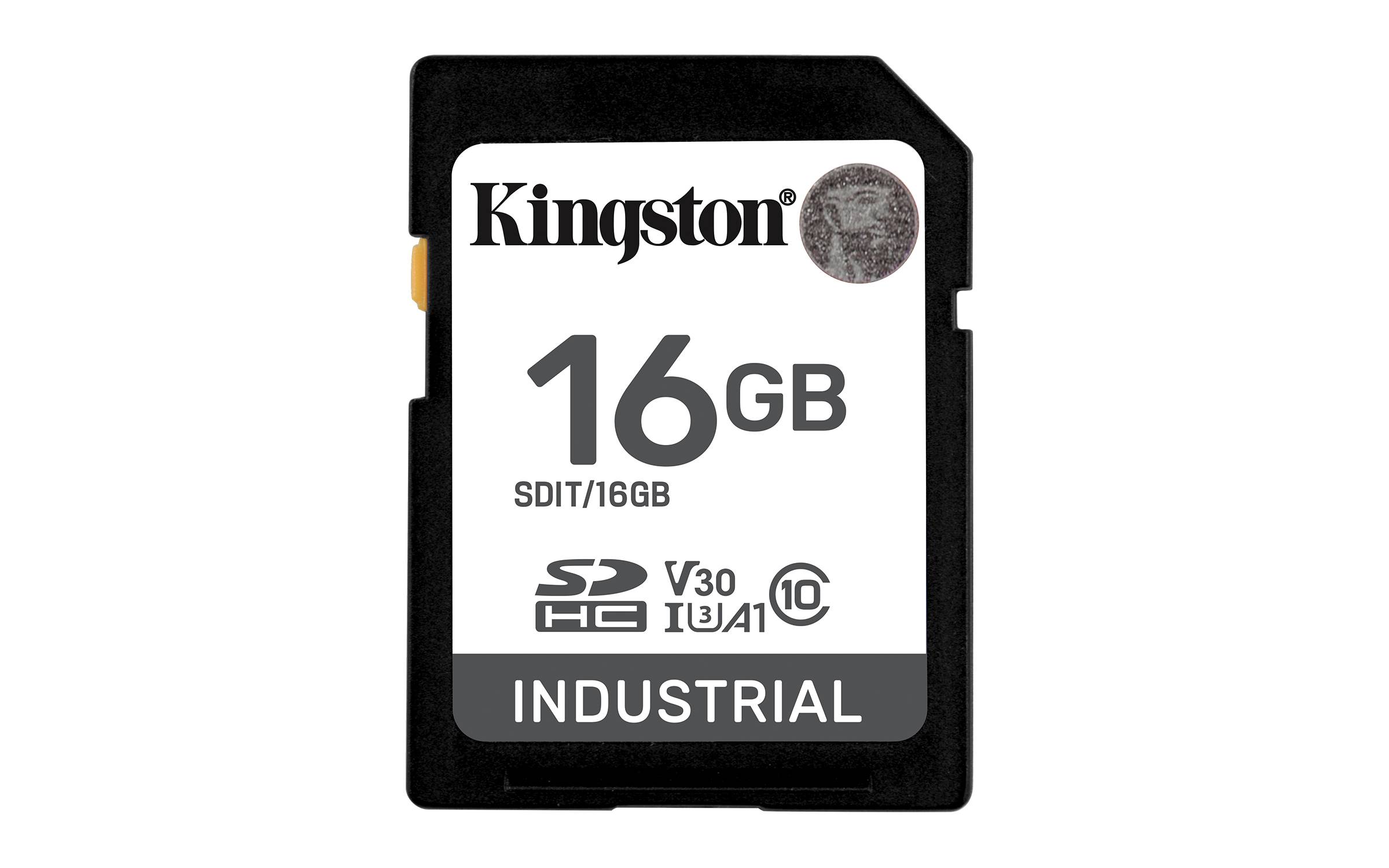 Industrie 16 GB SDHC schwarz UHS-I U3 Klasse 10 V30 A1