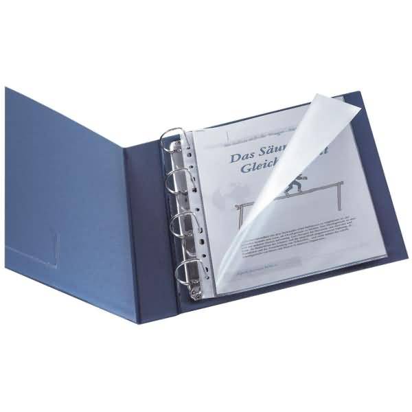 Prospekthüllen A4 80my PP oben und links offen glasklar VE=25 Stück