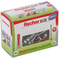 Fischer 535462, Dübel, Mauerziegel, Beton, 25 mm, 5 mm, 4 cm, 3,5 mm