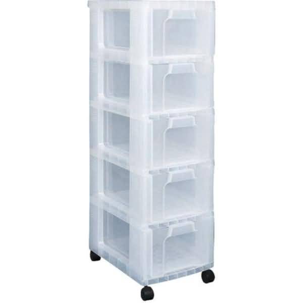 Really Useful Aufbewahrungsbox DT3526 Turm 5x12l