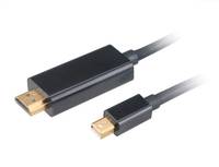 Akasa AK-CBDP19-18BK - 1,8 m - DisplayPort - HDMI - Männlich - Männlich - Gerade