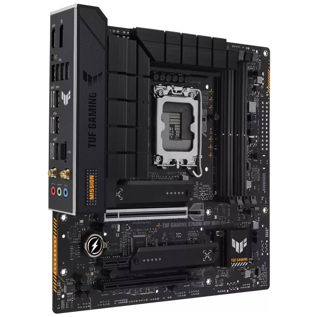 ASUS TUF GAMING B760M-BTF WIFI D4 - Motherboard - micro ATX - LGA1700-Sockel - B760 Chipsatz - USB 3.2 Gen 1, USB 3.2 Ge