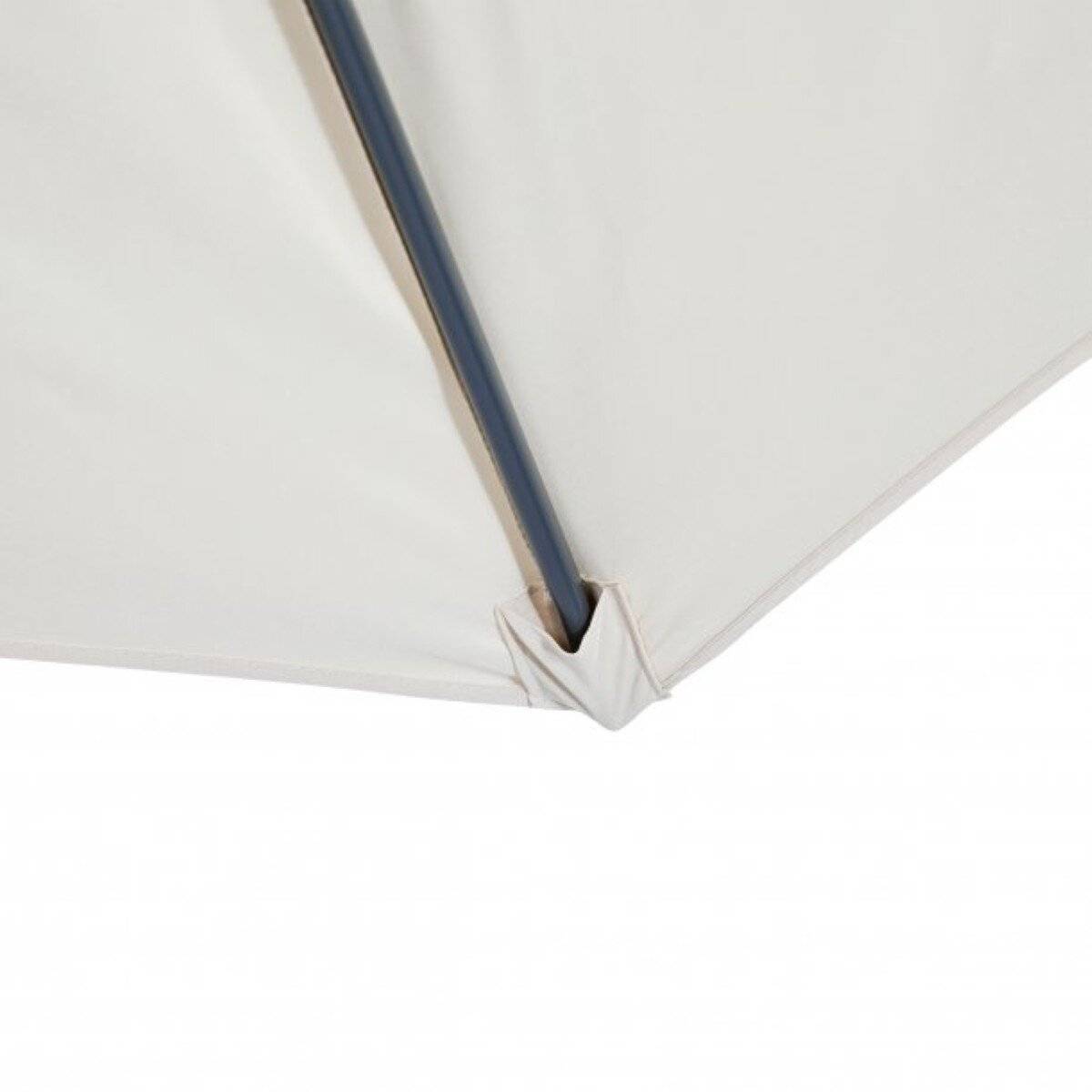Greemotion Sonnenschirm Ø 270 cm in Beige – mit Kurbel, Knickgelenk & UV-Schutz 35+
