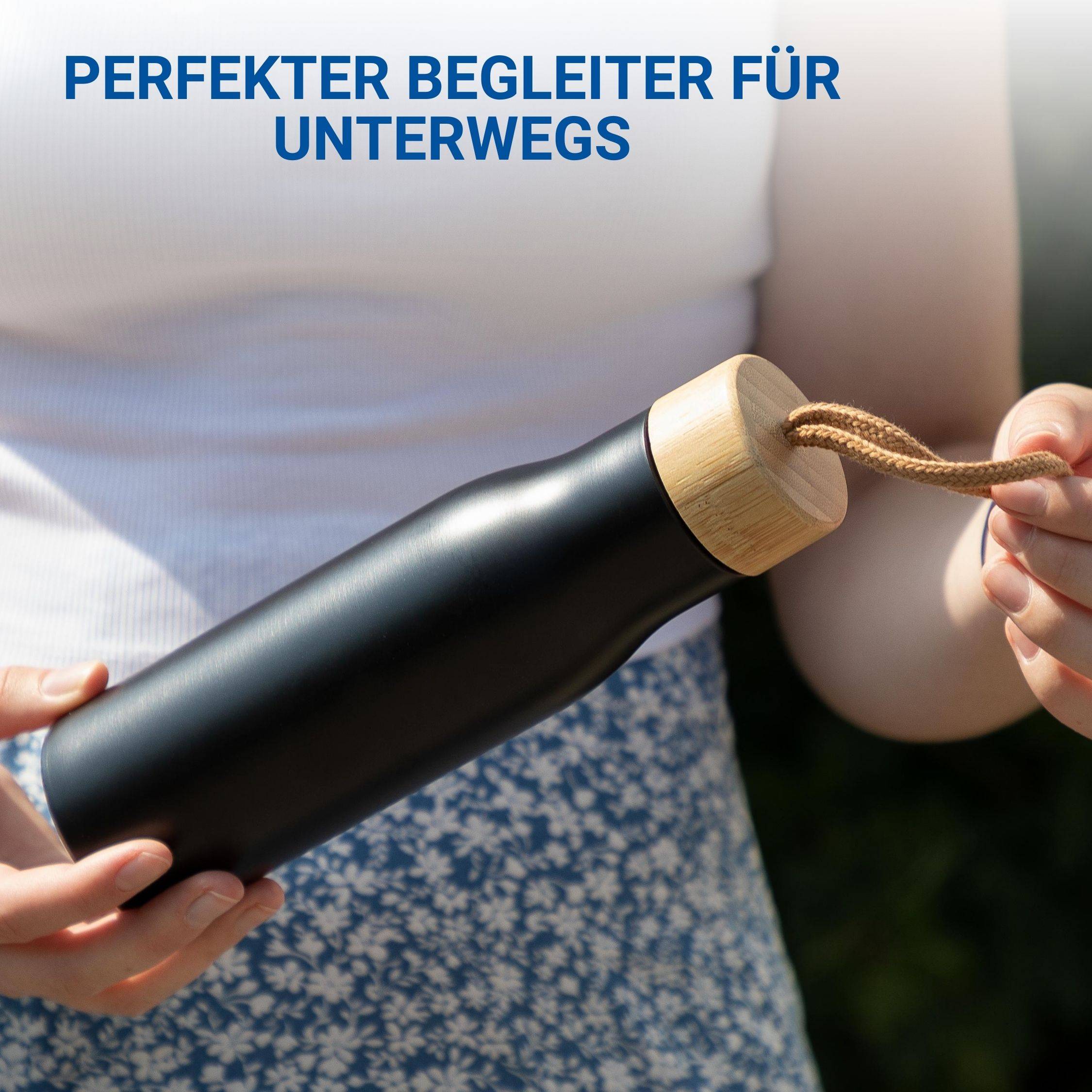 Trinkflasche "Kopenhagen" 500 ml silber