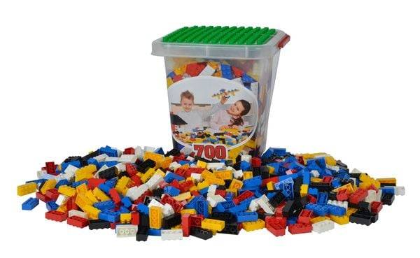 SIMBA DICKIE - Simba Toys Blox - 700 Bausteine bunt - incl. Box - kompatibel mit bekannten Spielsteinen, 3 Jahr(e), 700