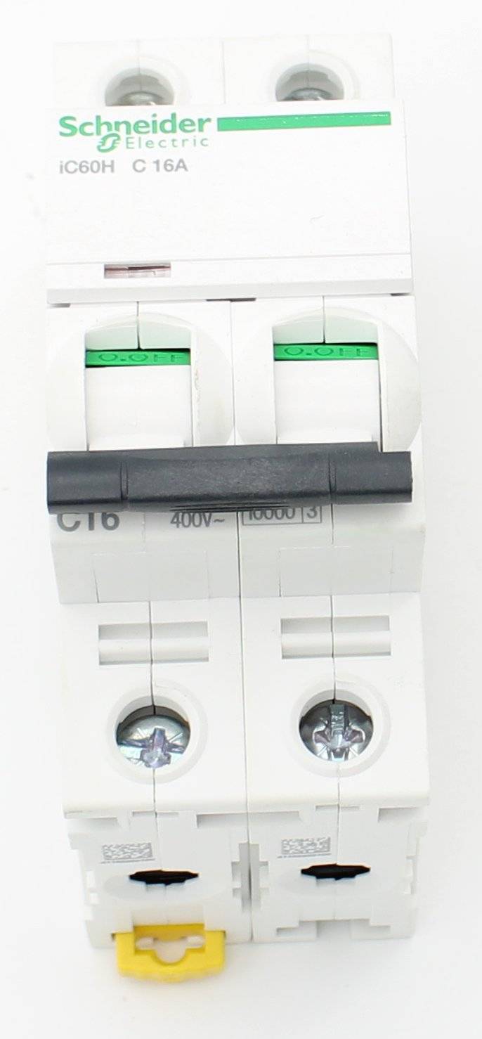A9F84216 - Schneider Electric - Leitungsschutzschalter iC60H, 2 P, 16A, C-Charakteristik