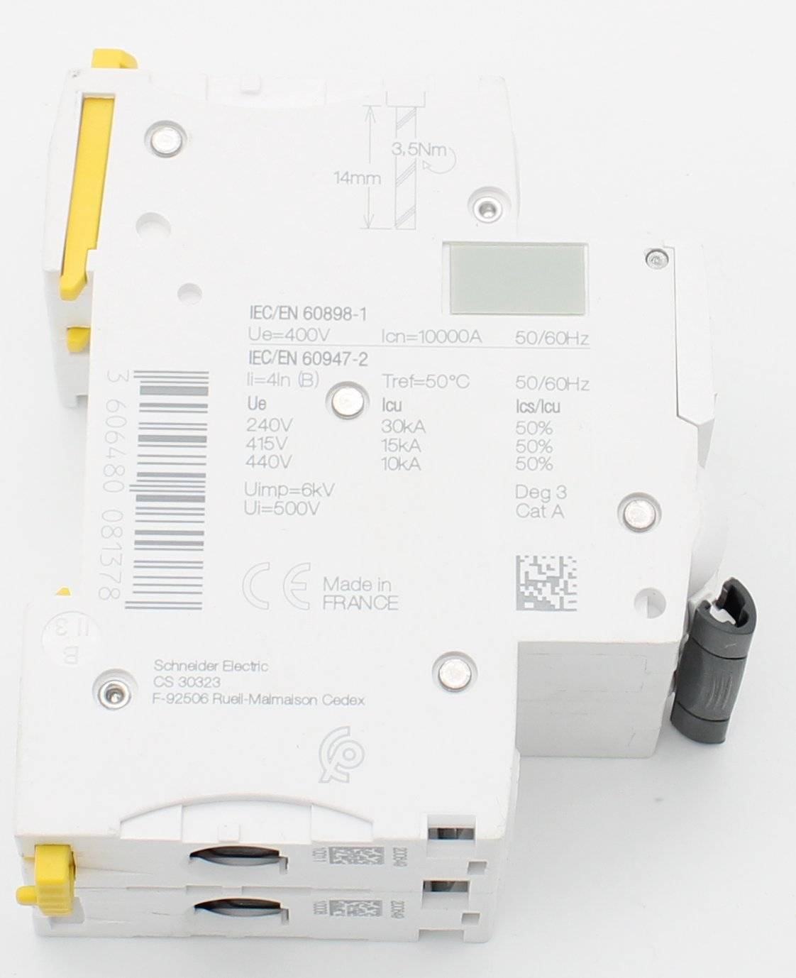 A9F83232 - Schneider Electric - Schutzschalter Acti9 iC60H, 2P, 32A, B curve, 10000A (IEC/EN 60898-1), 15kA (IEC/EN 60947-2)