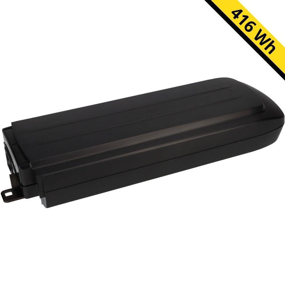 Schwarzes aufladbares Batteriepaket mit der Aufschrift 
