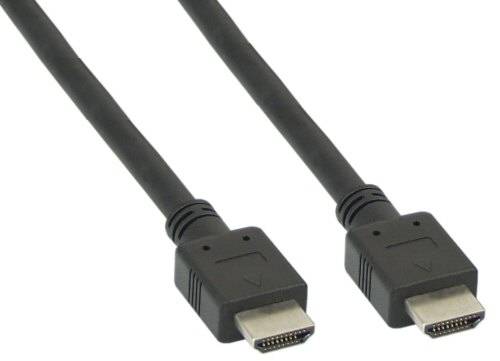 INLINE - HDMI Kabel - HDMI-High Speed - Stecker / Stecker - schwarz - 1m