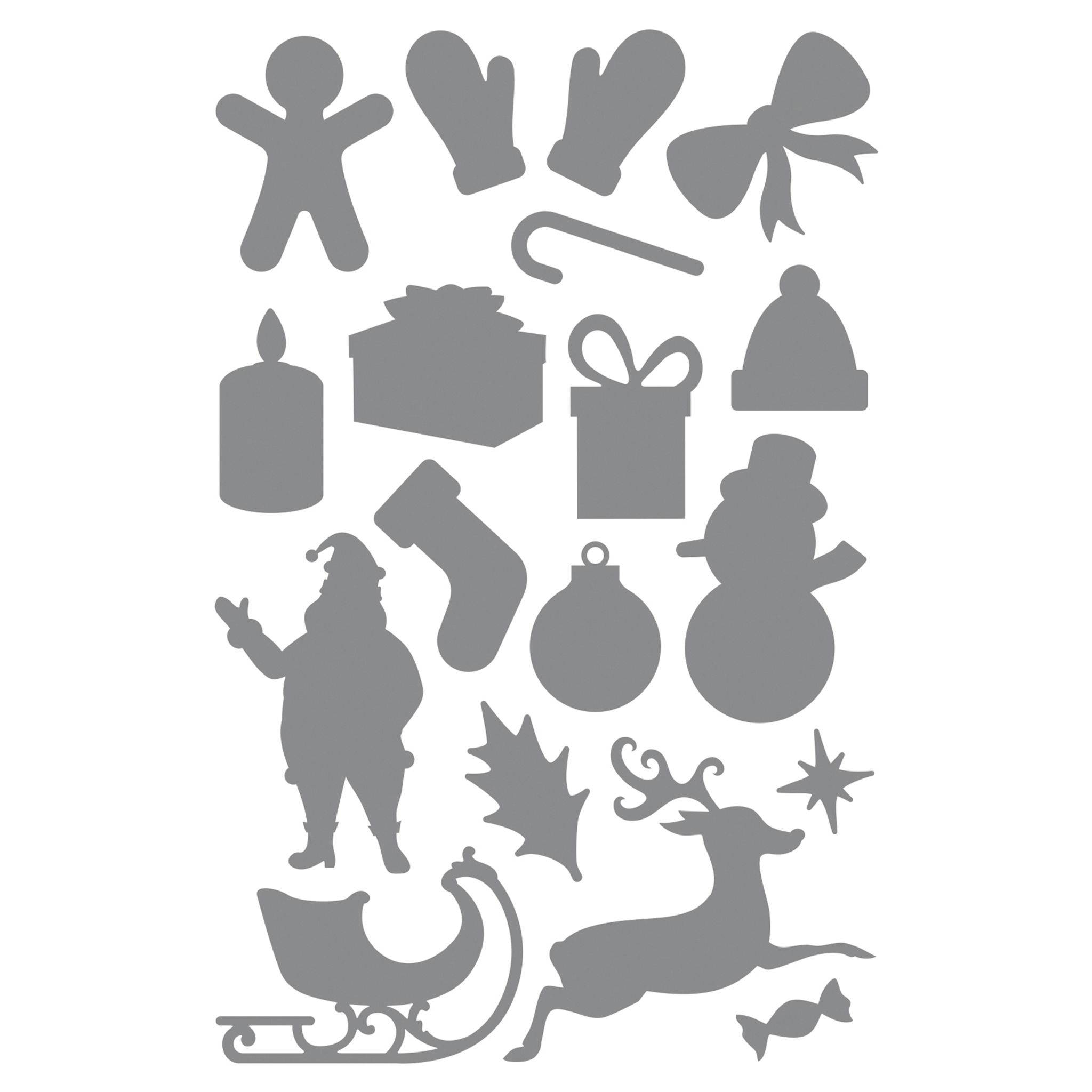 Maildor Initial, 20 Bogen 10,5x16cm, gold/silber Noël - Sortierung AE063O