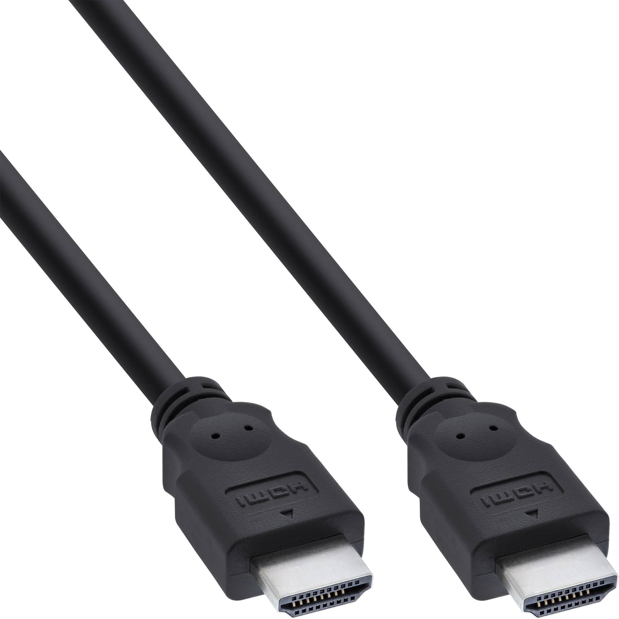 INLINE - HDMI Kabel - HDMI-High Speed - Stecker / Stecker - schwarz - 5m