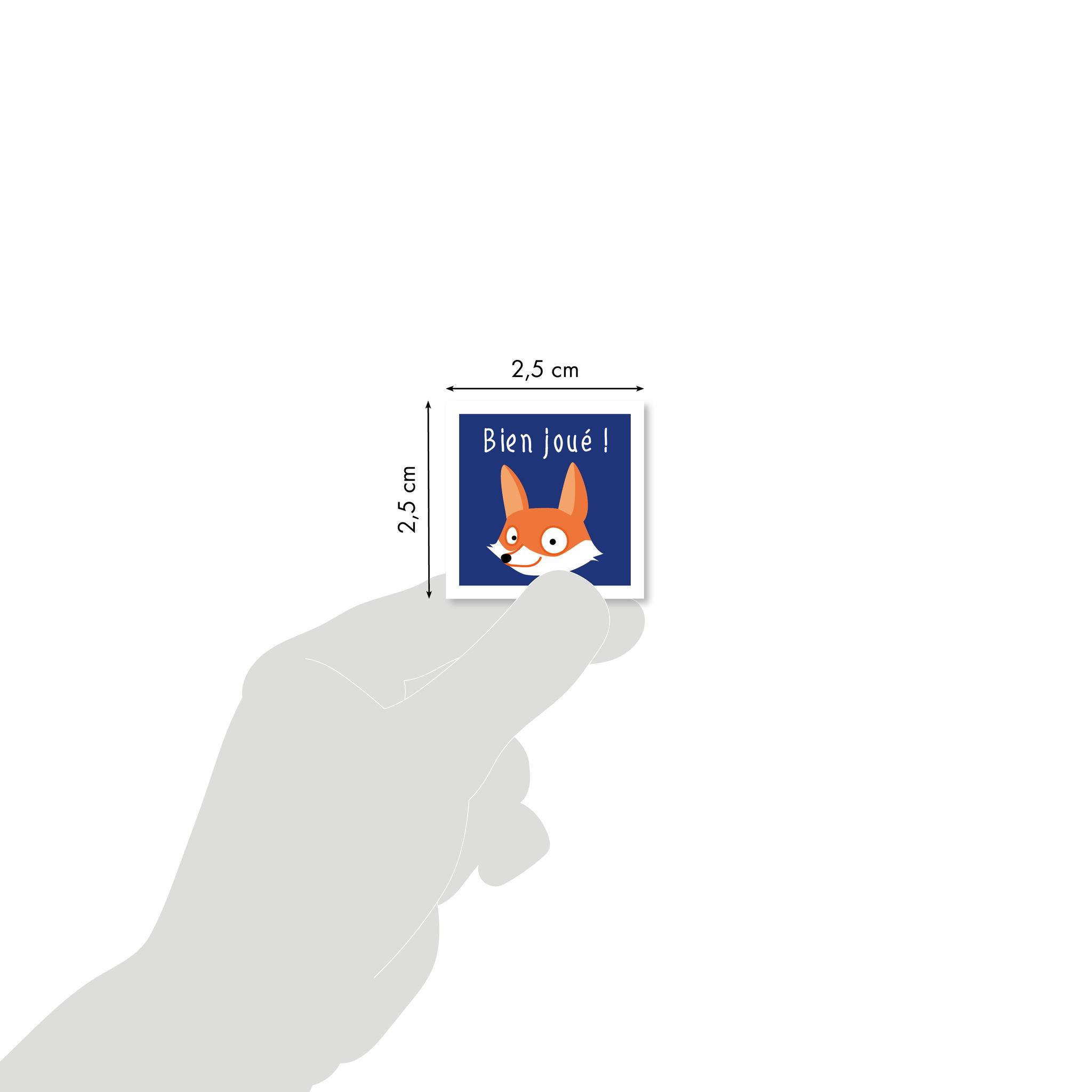 Maildor Lerngummis 20 Bögen 14,8x21cm Gute Punkte Füchse 700 Sticker Blau AE161C