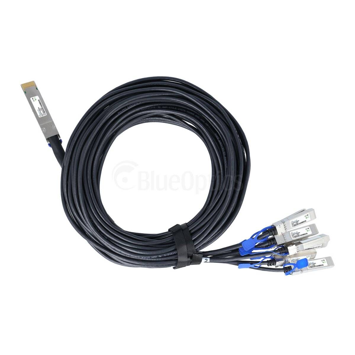 Dell EMC DAC-Q28DD-8S28-25G-3M kompatibles BlueLAN DAC 200GBASE-CR8 QSFP-DD/8xSFP28 BL292701W3M26