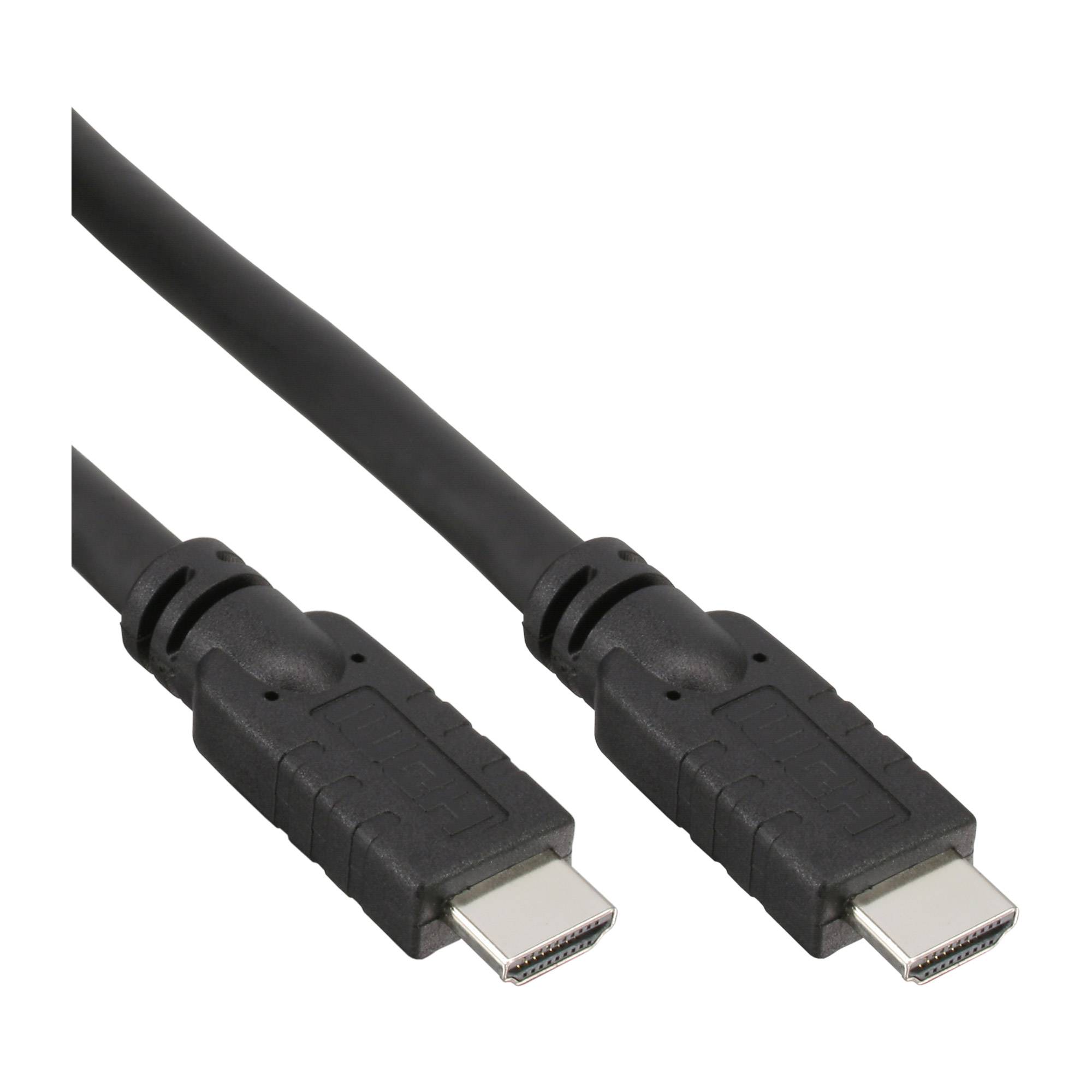 INLINE - HDMI Kabel - HDMI-High Speed - Stecker / Stecker - schwarz - 10m