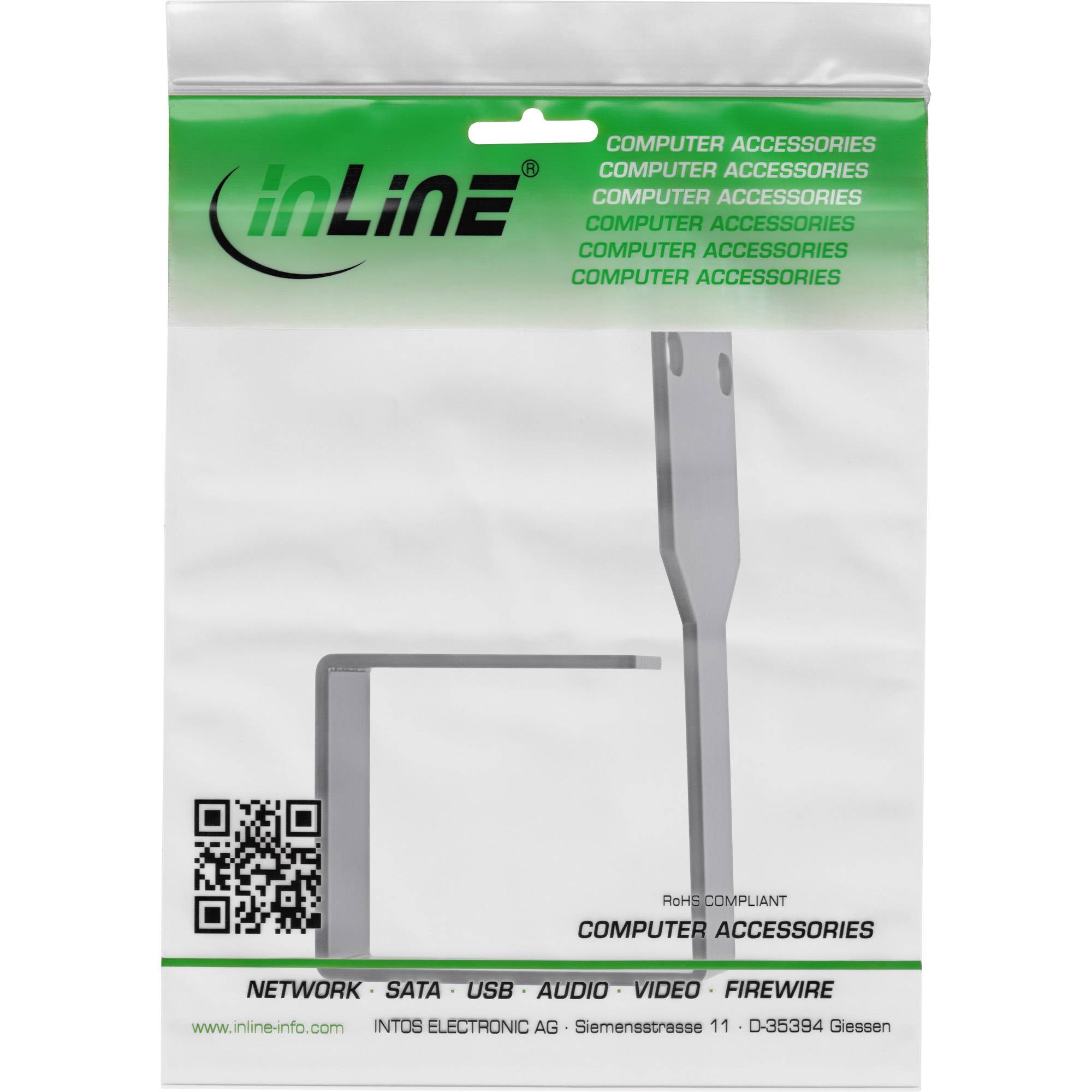 INLINE - Kabelbügel - Metall - 50x60mm schwarz