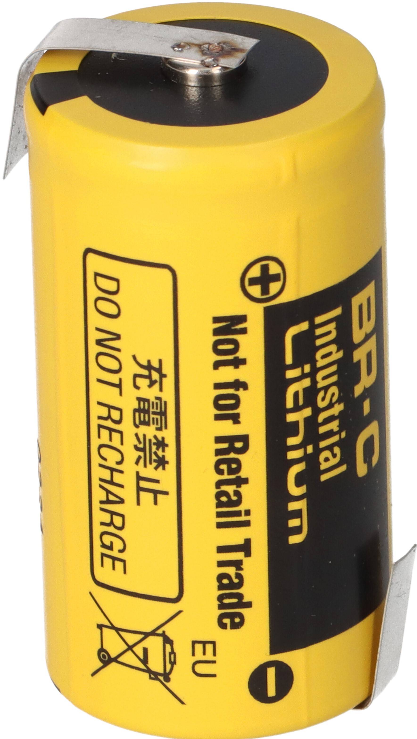 PANASONIC BR C Lithium 3,0 Volt C 5000mAh Baby Z-Lötfahne