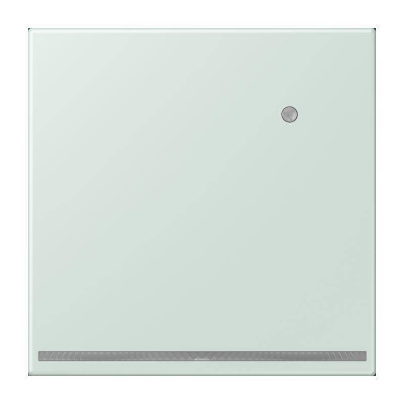 Eine minimalistische Gegensprechanlage mit einem einzelnen Knopf und Lautsprechergitter, entwickelt für moderne, schlanke Kommunikationszwecke.