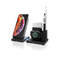 RealPower ChargeAIR Connect, Indoor, USB, Kabelloses Aufladen, Schwarz