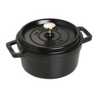 ZWILLING Staub La Cocotte, Auflaufform, Rund, Eisenguss, Keramik, Gas, Halogen, Induktion, Versiegelte Platte, Schwarz,