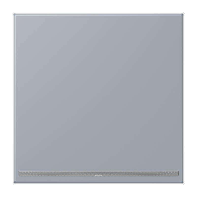 Ein graues Wandpaneel mit einem schmalen, horizontalen Lüftungsschlitz am unteren Rand, konzipiert für Innenräume oder als Teil eines architektonischen Elements.