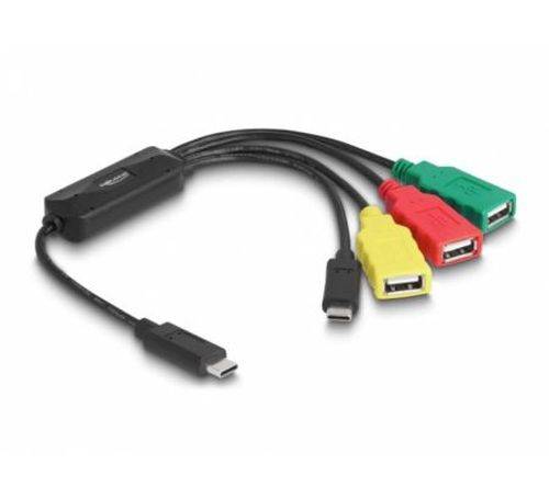 DeLOCK flexibler USB 2.0 Hub, 4 Port, USB St. C