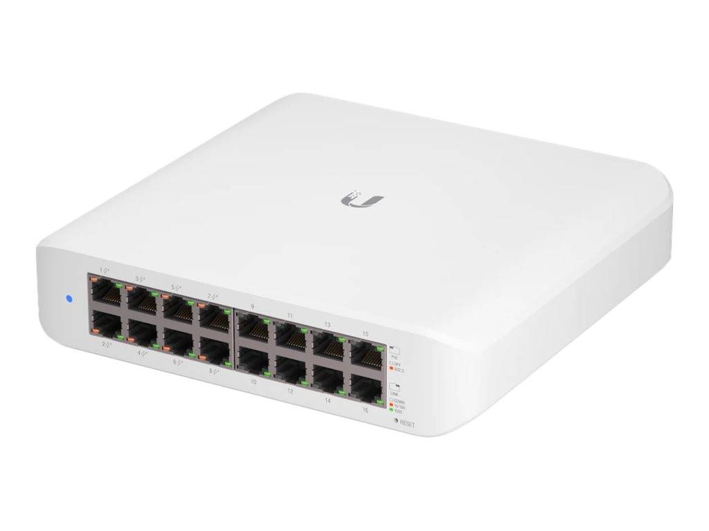 Ubiquiti UniFi Switch Lite USW-Lite-16-POE - Switch - managed - 16 x 10/100/1000 (8 PoE+)