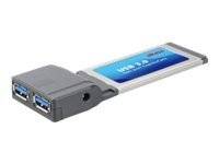 Akasa AK-EXCU3-01 - USB-Adapter - ExpressCard